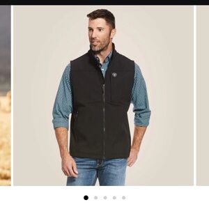 ARIAT ARIAT MENS LOGO 2.0 SOFTSHELL VEST STYLE 10028321 SZ Small